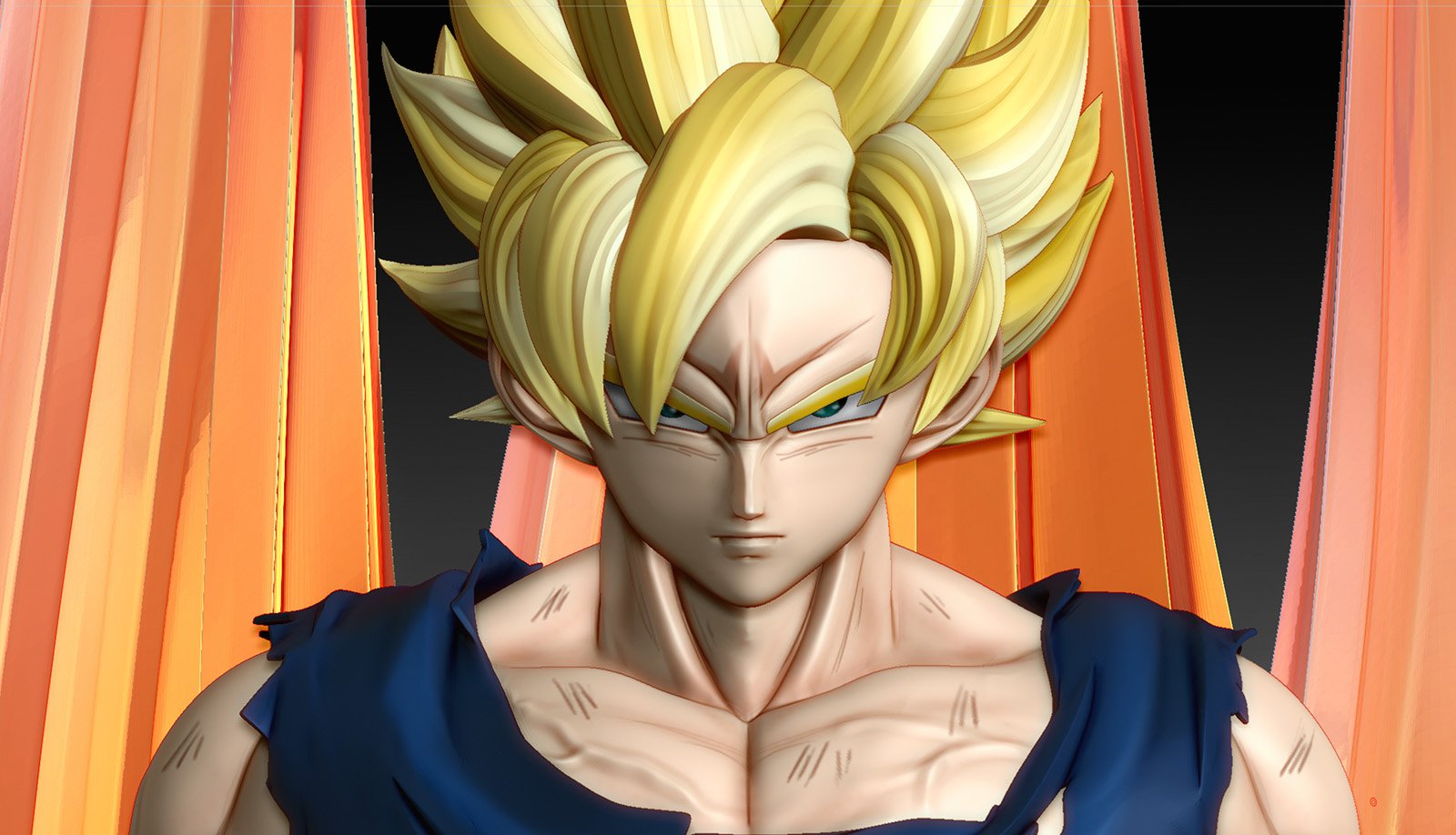 Songoku zbrush sculpt