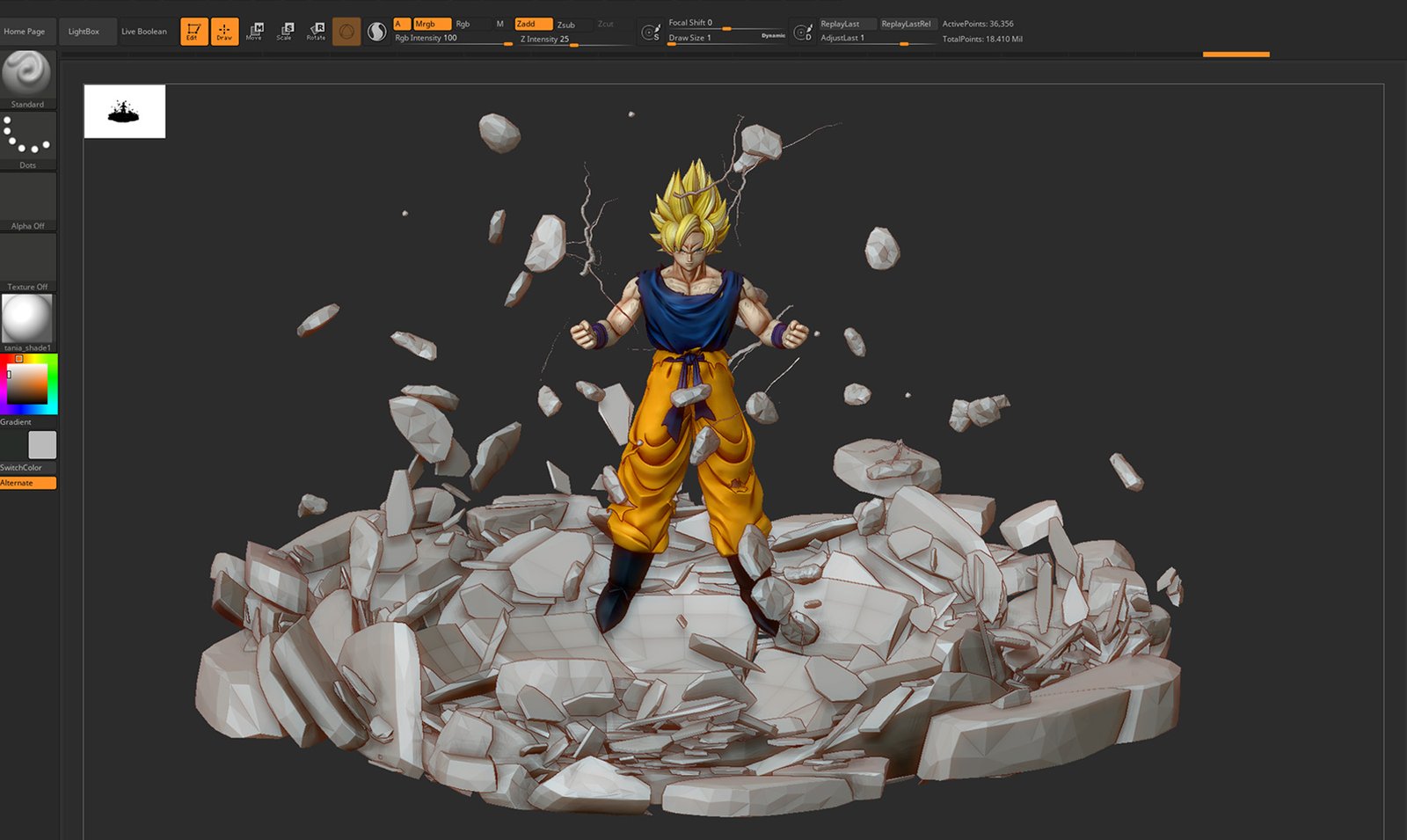 Goku Sculpt